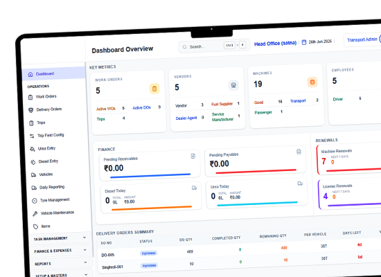 Fleet Transport Operations Management Preview
