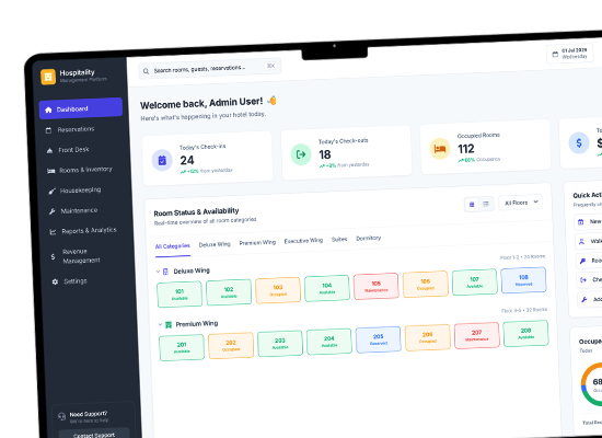 Modernizing Hotel Operations with a Smart Hospitality Management Platform