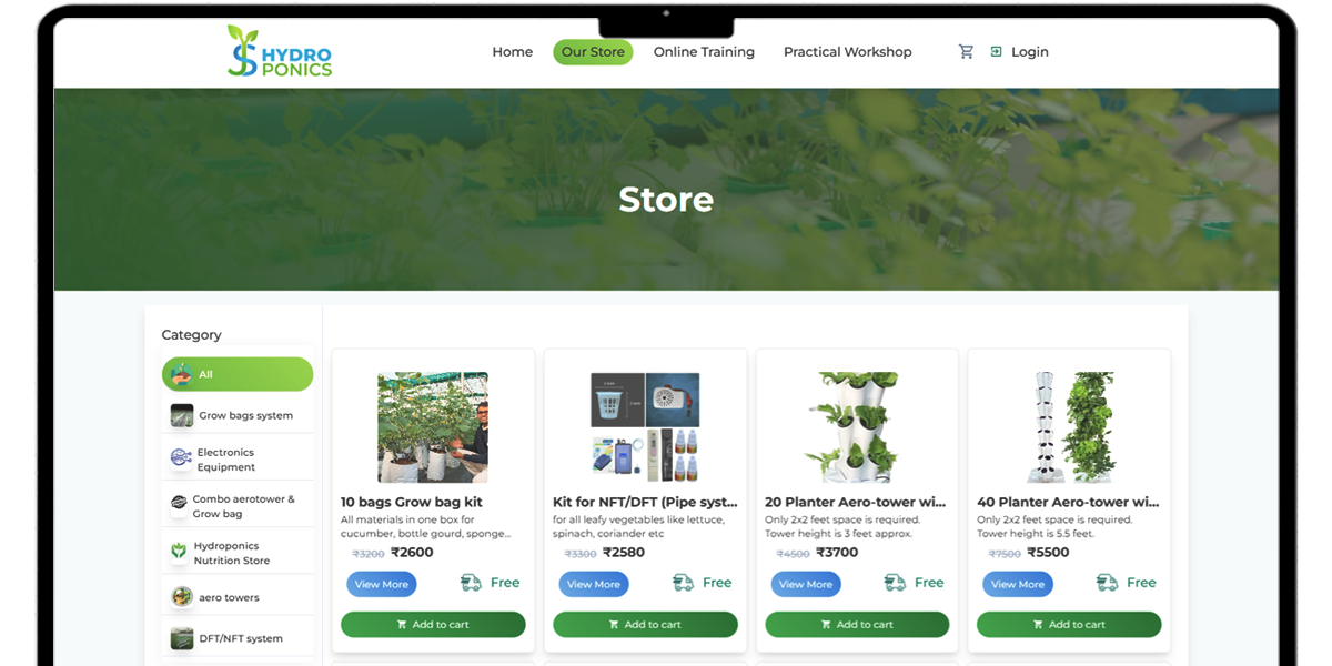 Simplifying Hydroponic Farming Through Structured Learning & Support