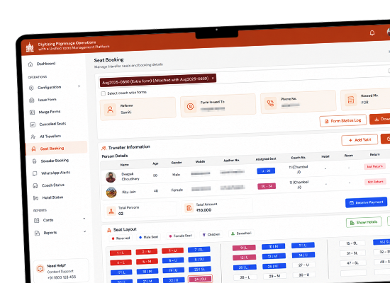 Digitizing Pilgrimage Operations with a Unified Yatra Management Platform