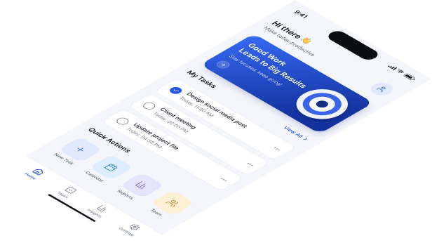 Mobile Application UI Interface